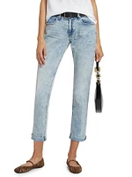 Dre Low-Rise Slim-Fit Boyfriend Jeans