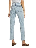 Dre Low-Rise Slim-Fit Boyfriend Jeans