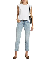 Dre Low-Rise Slim-Fit Boyfriend Jeans