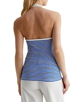 Jay Striped Halter Top