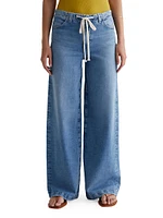 Stella Drawstring Stretch Cotton Jeans