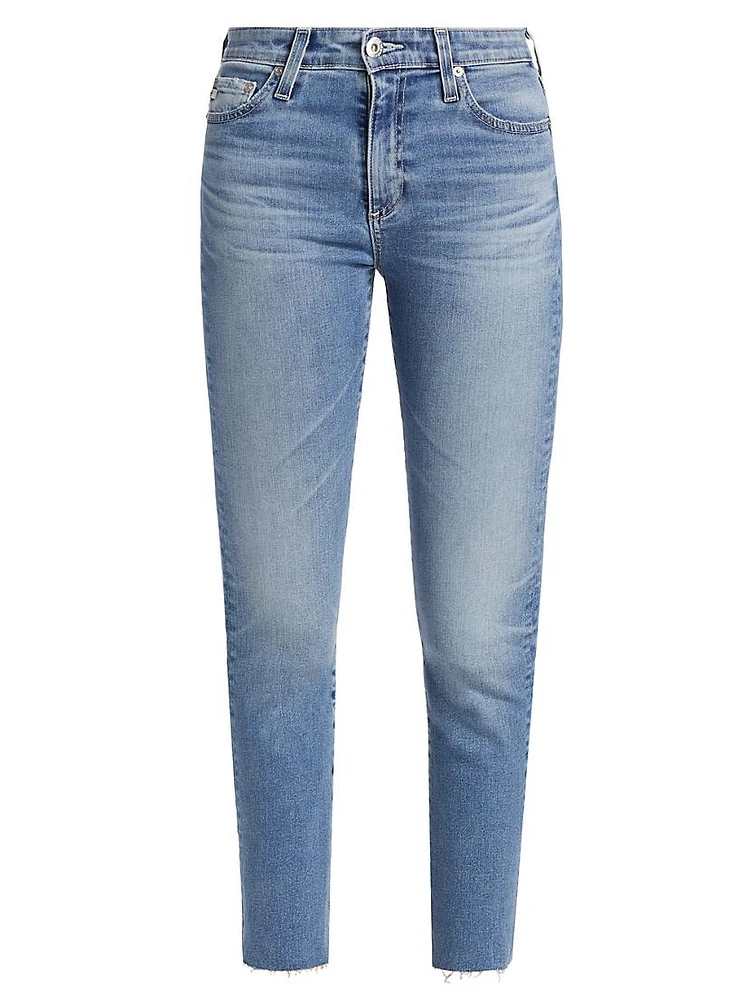 Mari Crop Stretch Cotton Jeans