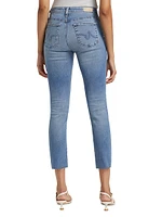 Mari Crop Stretch Cotton Jeans