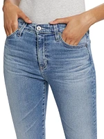 Mari Crop Stretch Cotton Jeans