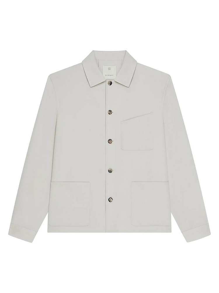 Plage Overshirt Double Face Wool