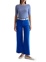 Saige Crop Wide-Leg Jeans