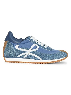 Flow Runner Denim Low-Top Sneakers