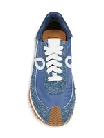 Flow Runner Denim Low-Top Sneakers