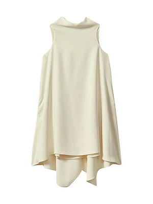 Shona Draped Sleeveless Minidress