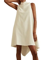 Shona Draped Sleeveless Minidress