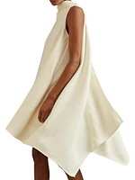 Shona Draped Sleeveless Minidress