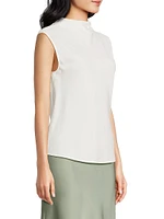 Augusta Mock Turtleneck Sleeveless Top