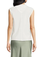 Augusta Mock Turtleneck Sleeveless Top