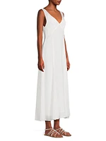 Lisa Chiffon V-Neck Maxi Dress