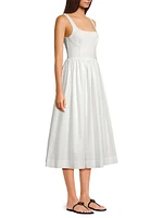 Margot Squareneck Midi-Dress