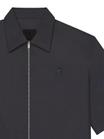 Zipped Shirt with 4G Detail