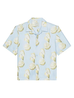 Plage Printed Shirt Silk