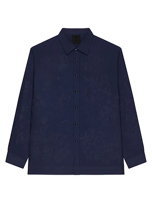 Shirt Floral Jacquard