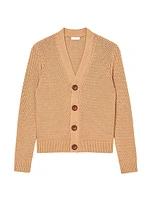 Openwork Knit Cardigan