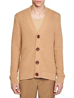 Openwork Knit Cardigan