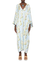 Plage Printed Kaftan Silk