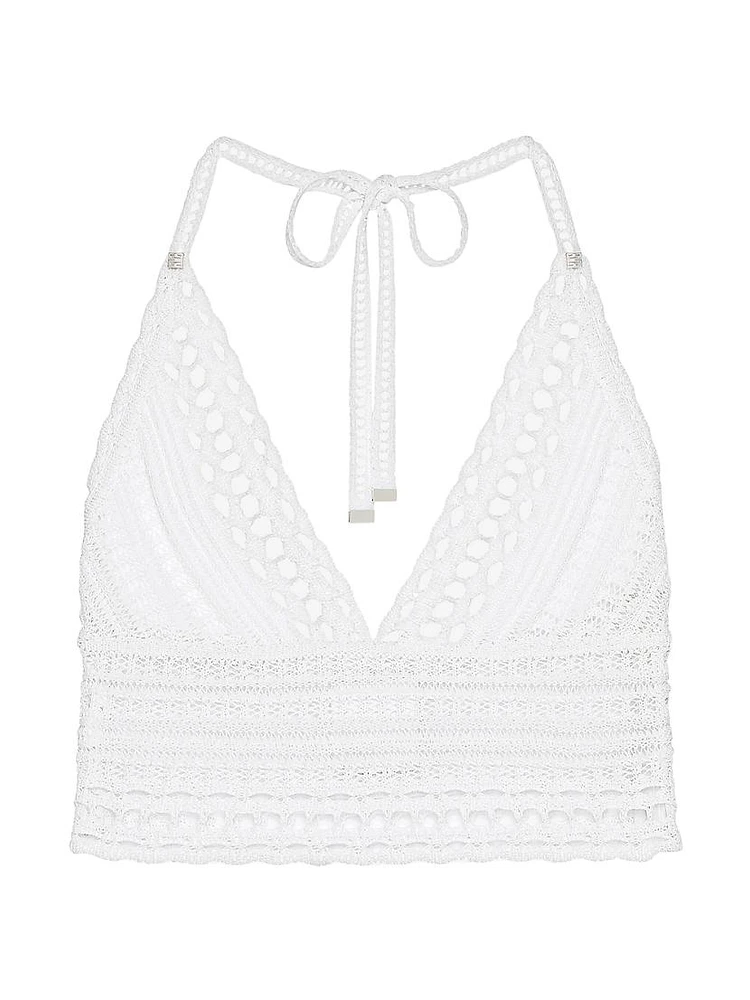 Plage Top Crochet with 4G Detail