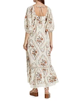 All The Attitude Floral Maxi Dress