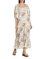 All The Attitude Floral Maxi Dress