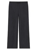 Plage Pants in Silk and Linen