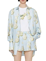 Plage Oversized Printed Shirt