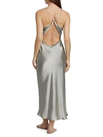 Key Essentials Silk Slip Midi-Dress