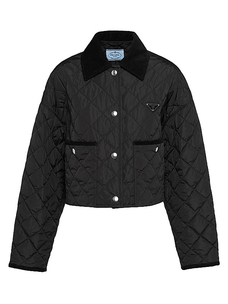 Light Re-Nylon Cropped Jacket