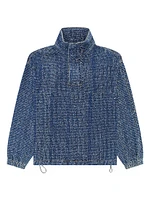 Bouclé Denim Jacket