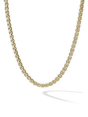 Box Chain Necklace in 18k Yellow Gold