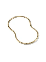 Box Chain Necklace in 18k Yellow Gold