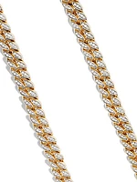 Curb Chain Necklace in 18K Yellow Gold