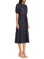 Hildie Cotton Midi-Dress