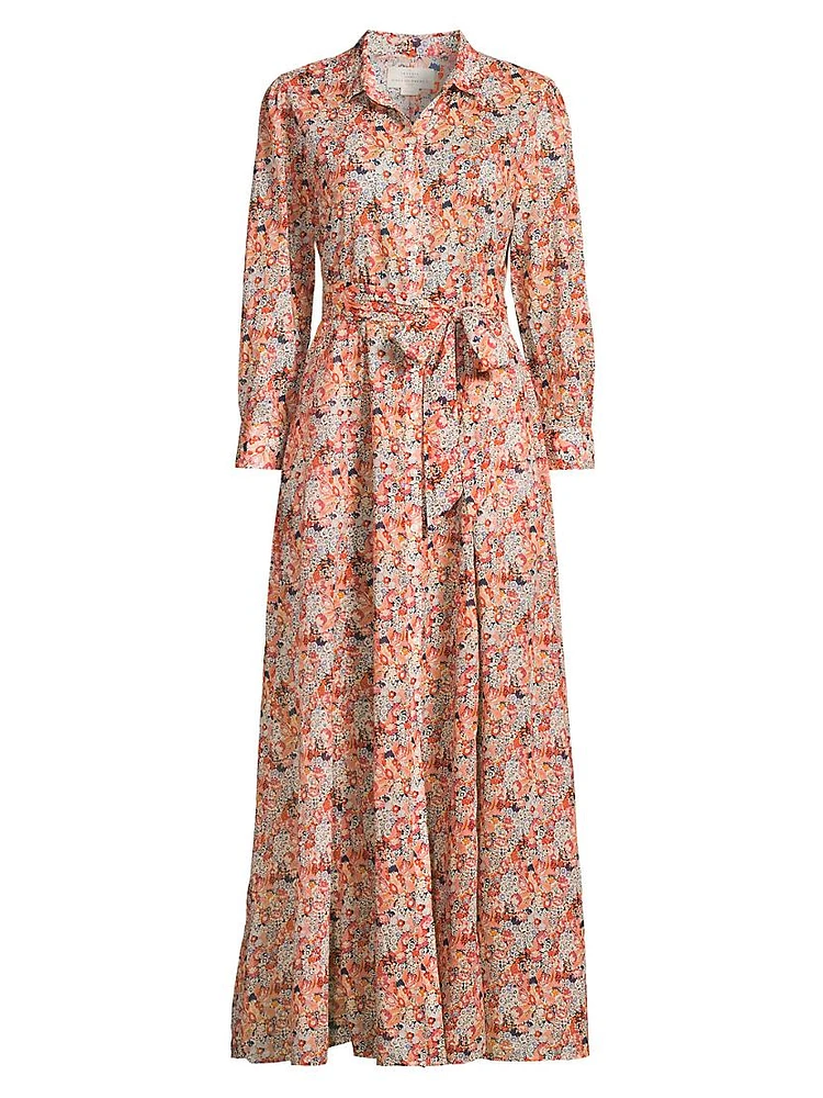 Eliot Floral Cotton Midi-Dress