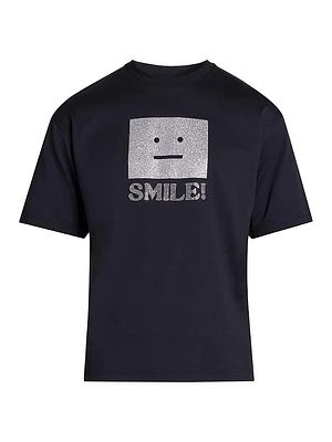 Exford Smiling Face Cotton T-Shirt