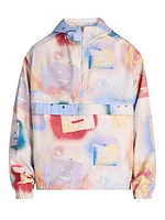 Odaan Spray Face Canvas Half-Zip Jacket