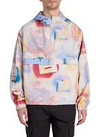 Odaan Spray Face Canvas Half-Zip Jacket