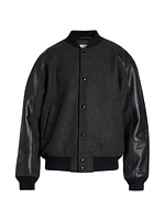 Orsity Melange Wool Varsity Jacket