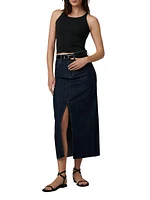 The Eva Denim Maxi Skirt