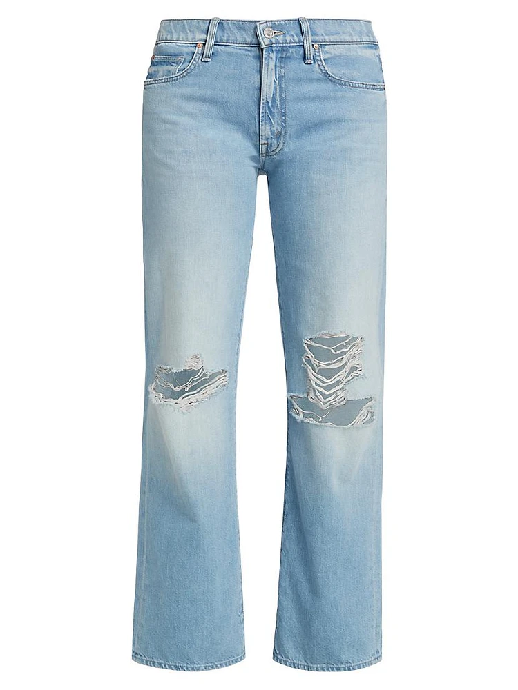 The Rambler Flood Mid-Rise Distressed Jeans