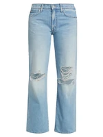 The Rambler Flood Mid-Rise Distressed Jeans