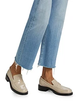 The Tripper High-Rise Frayed Ankle Jeans