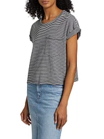 Keep On Rolling Striped T-Shirt