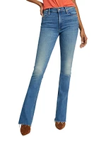 The Runaway Mid-Rise Slim Flared Jeans