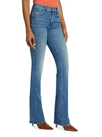 The Runaway Mid-Rise Slim Flared Jeans