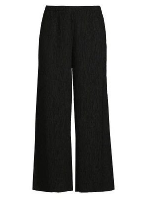 Cropped Wide-Leg Pants